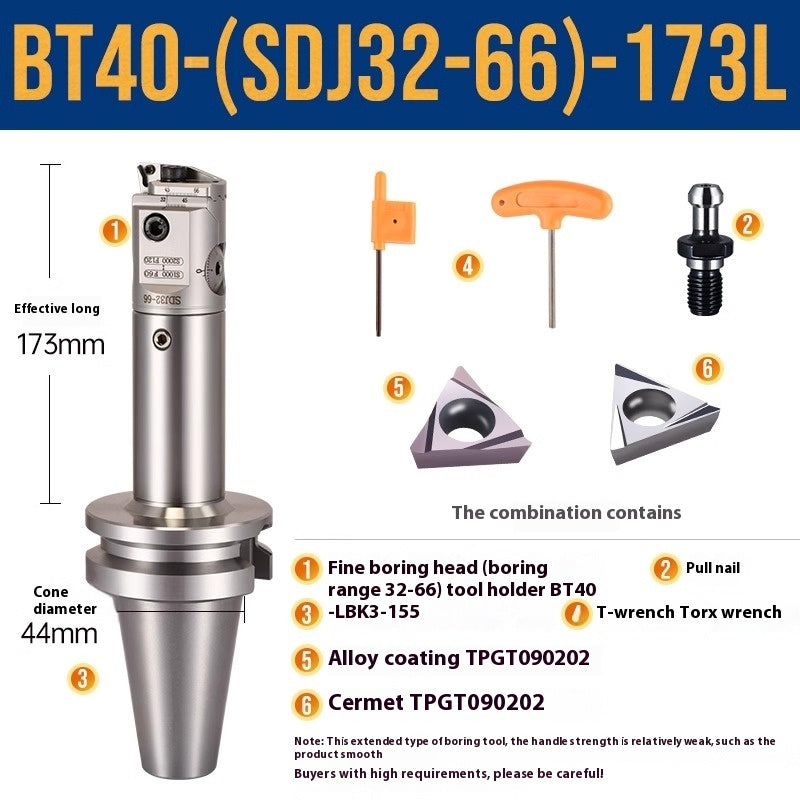 1071-SDJ Fine Boring Tools Fine Boring Heads Adjustable BT40 Fine Boring Tools Set Machining Center Small Bore Fine Boring Tools Shandong Denso Pricision Tools Co.,Ltd.